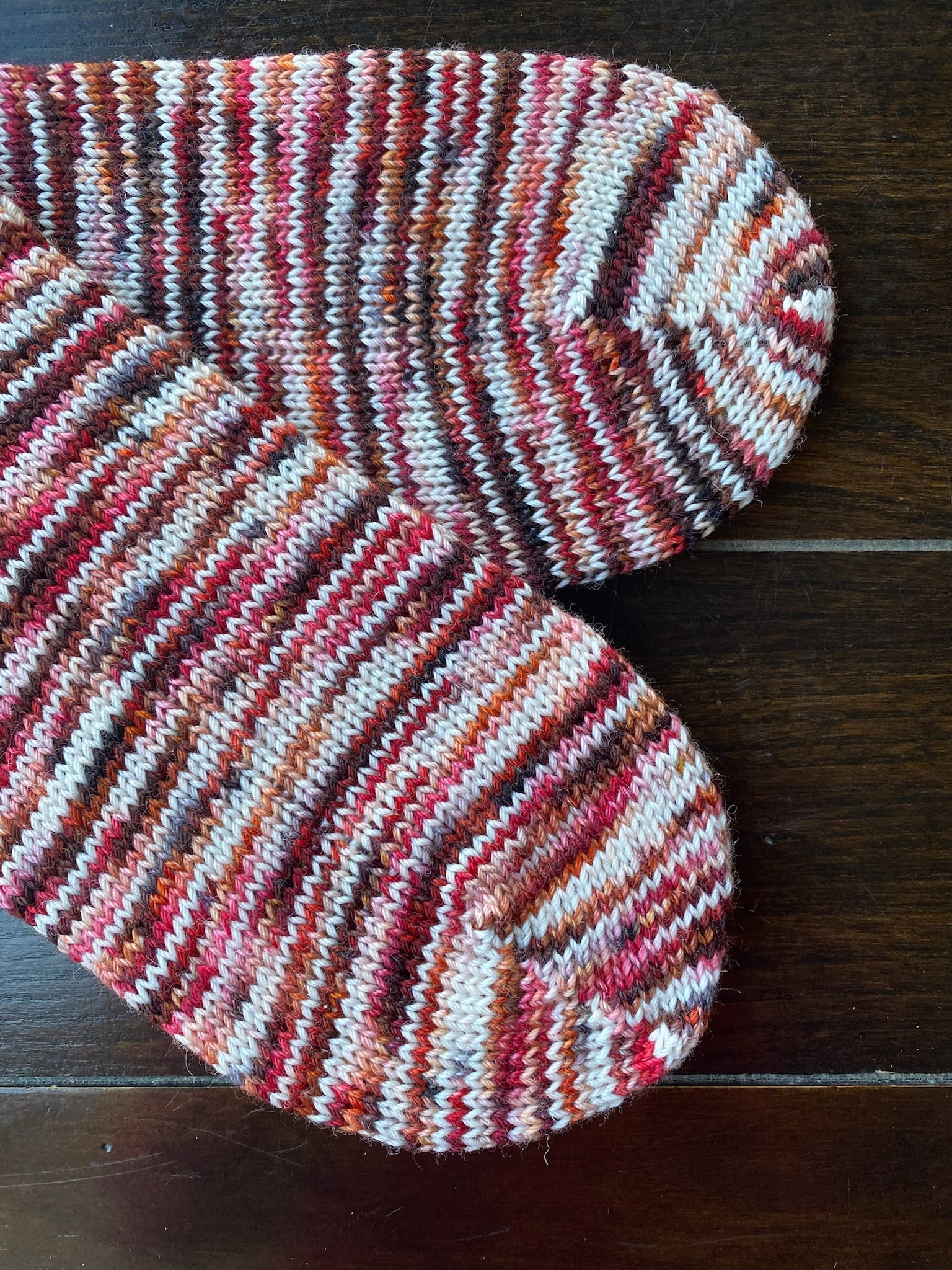 Hello Pumpkin Sock PATTERN, Hand Knitted Socks Can Be Made in Sizes UK 5 8,  Worked Cuff Down in 4ply Yarn, on Double Pointed Needles 